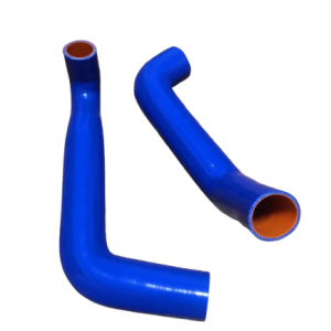 Силиконовые патрубки радиатора КРАЗ с двигателем WEICHAI ( (комплект 2 шт.)