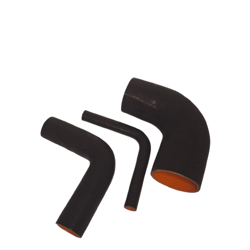Патрубок силиконовый угловой 90° L150*150 д 20 black