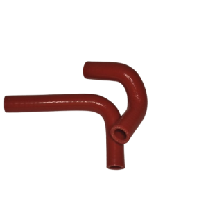 Силиконовые патрубки отопителя ВАЗ 2101 карбюратор (комплект 2 шт.) red